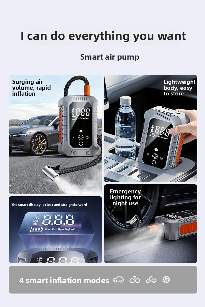 Wireless & portable air pump