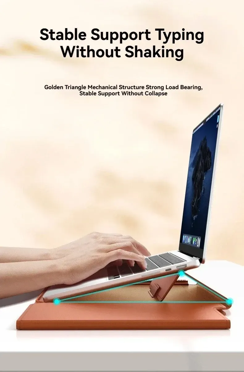 Stylish Laptop Sleeve with Stand Bag