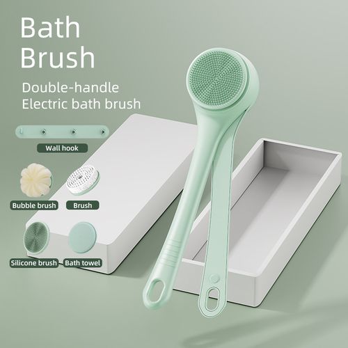 4-in-1 Electric Double Handle Bath Brush