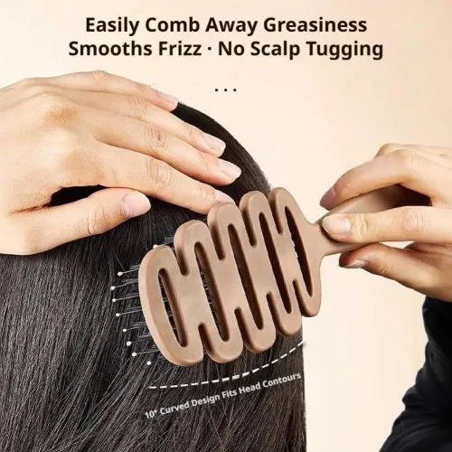 2026 NEW 🔥Hi-end Pipecone Boar Bristle Hair Brush