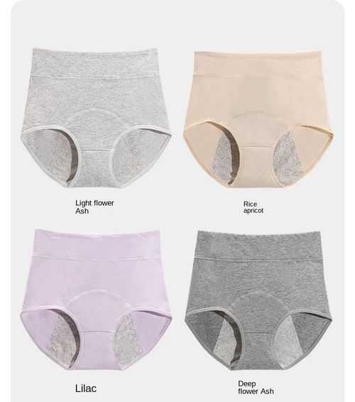 🩸 4-Pack High Waist Period Underwear