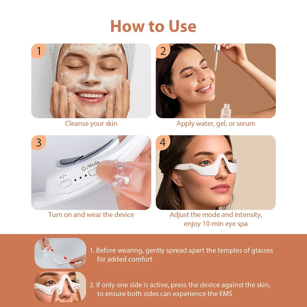 Professional EMS Eye Therapy - Dark Circles & Wrinkles Vanish in Minutes.