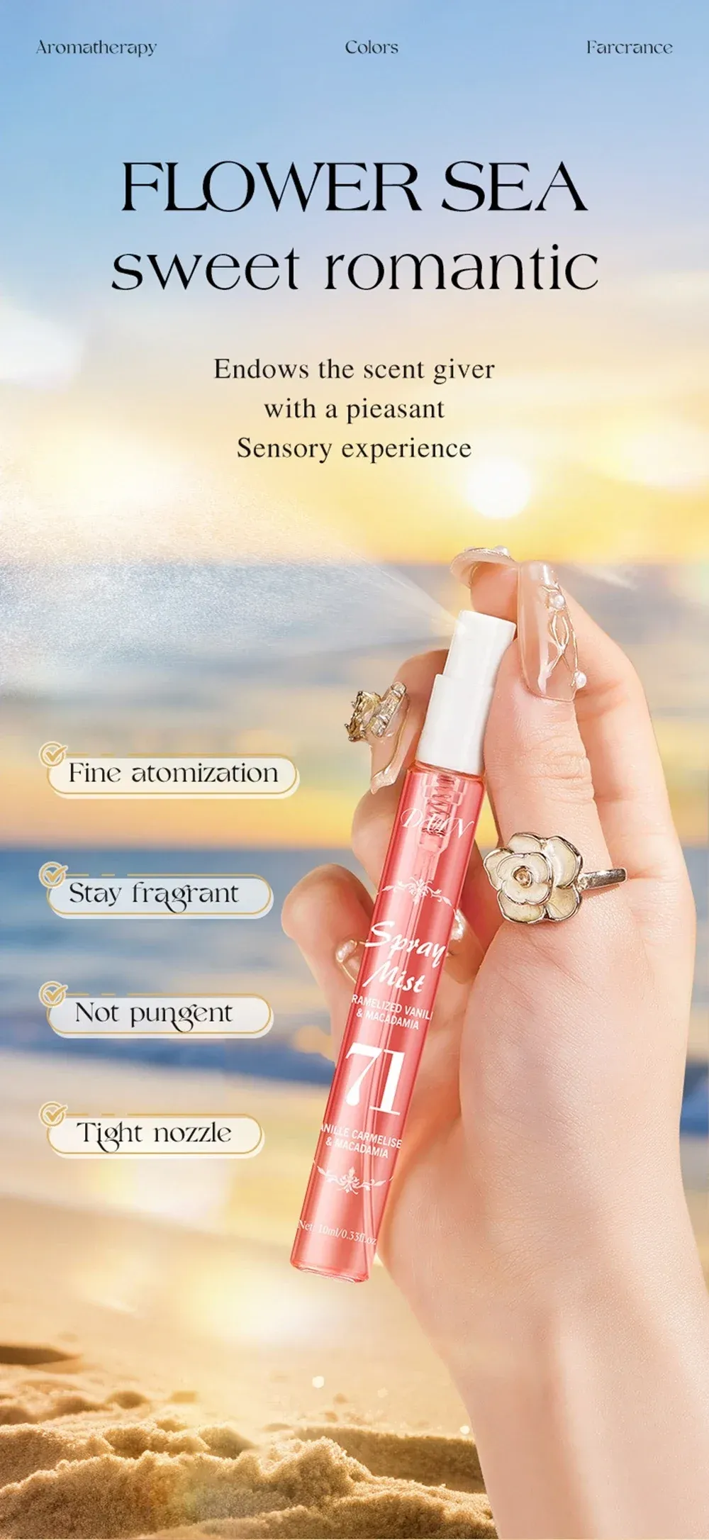 Alcohol-Free Aroma Spray Set (10pcs 1set)