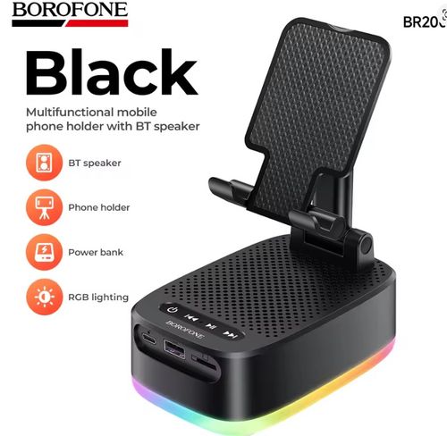Compact Design! Portable Wireless Speaker With Phone Holder