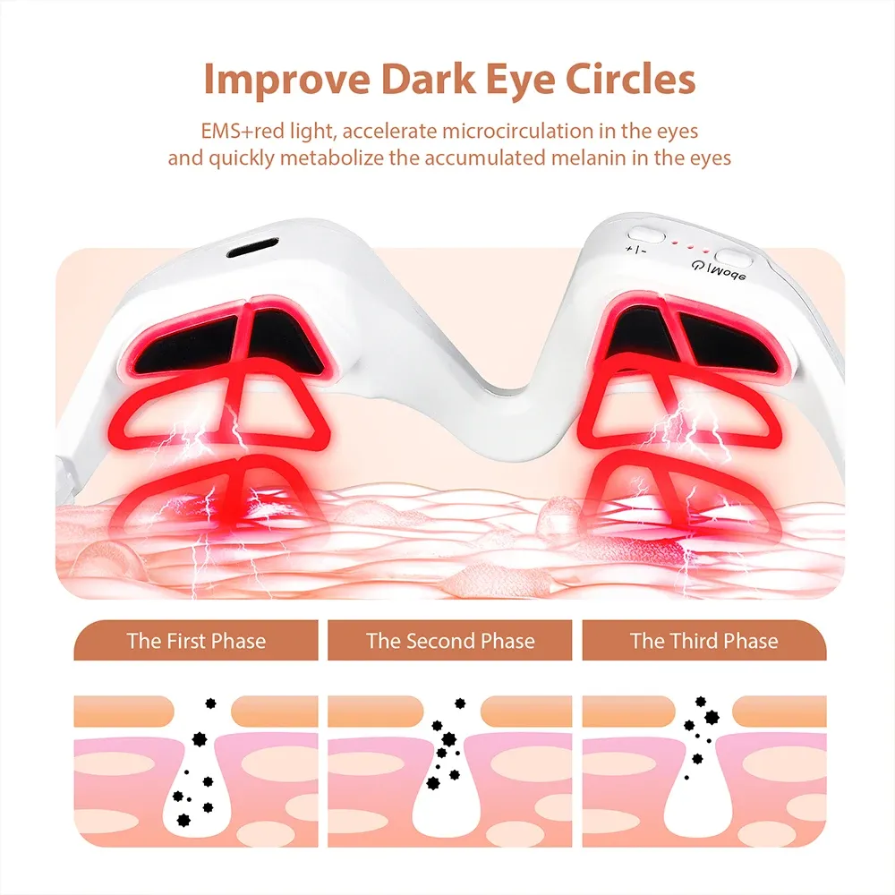 Professional EMS Eye Therapy - Dark Circles & Wrinkles Vanish in Minutes.