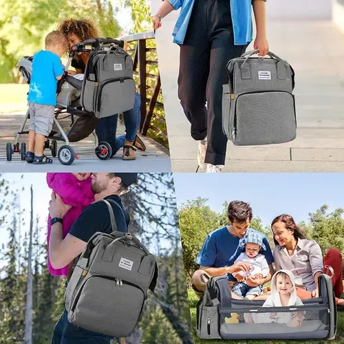 🔥Diaper Bag Backpack with Changing Station💥