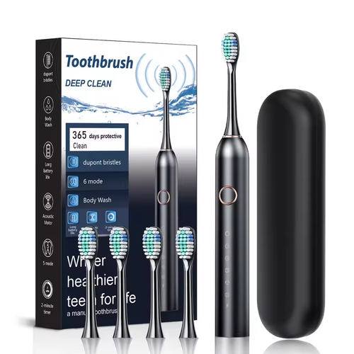 🛡️ 4-Pack Professional Antibacterial Electric Toothbrush Replacement Heads | Home & Dorm Use | Deep Clean & Fresh Breath