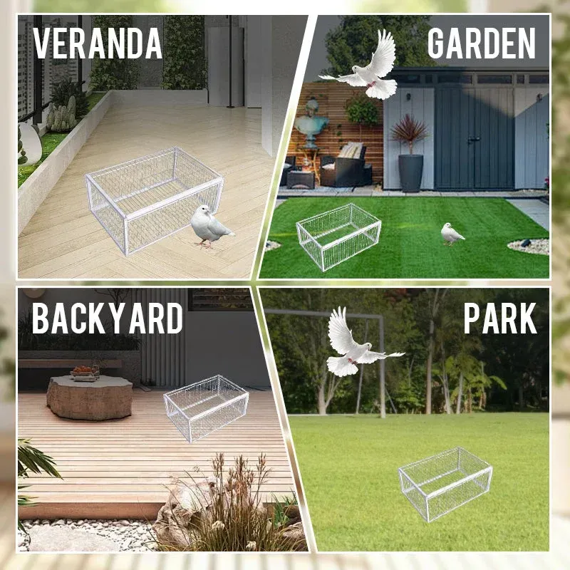 Auto Trap Bird Cage Rabbit Cage Mouse Cage Entry Only No Exit Thickened Encrypted Automatic Pigeon Collecting Pigeon Bird Cage