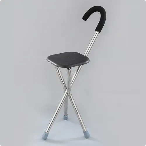 German elderly crutch stool