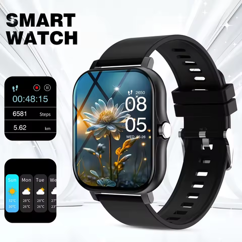 2025 New Smart Watch for Men Women Gift Full Touch Screen Sports Fitness Watch Bluetooth Call Digital Smartwatch