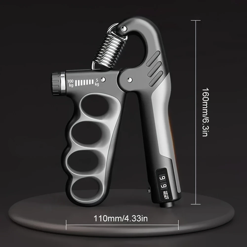 Buy 1 Get 1 Free! Electronic Grip Counter | 11-220LB Adjustable Resistance | Gym-Rehab-Office | Wrist Power Trainer