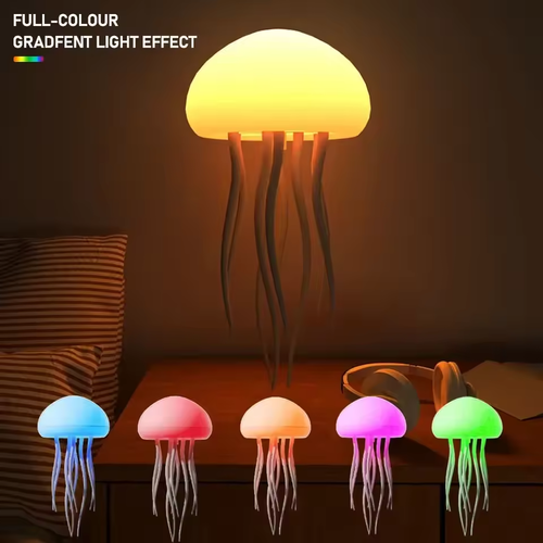Voice-controlled Jellyfish Atmosphere Night Light