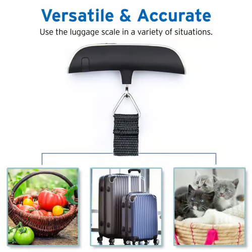 Portable Handheld Scale with Temperature Sensor