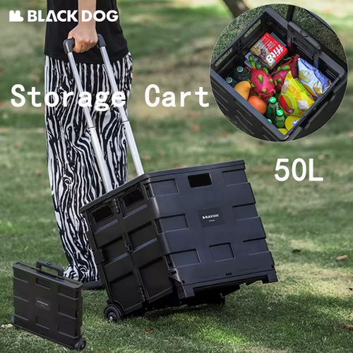 🔥50L Portable Collapsible Trolley | Outdoor Picnic & Daily Shopping Essential!