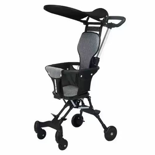 🍼Foldable Baby Stroller with Sunshade Adjustable Lumbar Support Soft Cushion Lightweight Portable for Moms