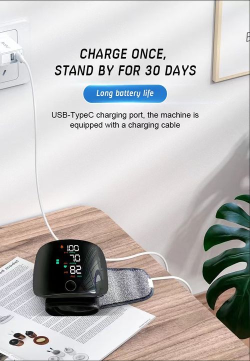 Wrist Blood Pressure Monitor | 3‑Step Quick Measurement, Rechargeable Digital BP Machine for Home Use