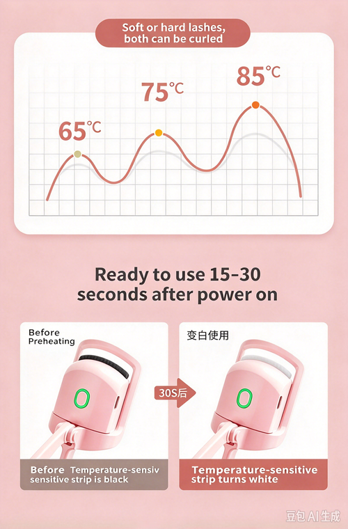 2-in-1 Beauty Kit | Heated Eyelash Curler + Electric Eyebrow Trimmer for Perfect