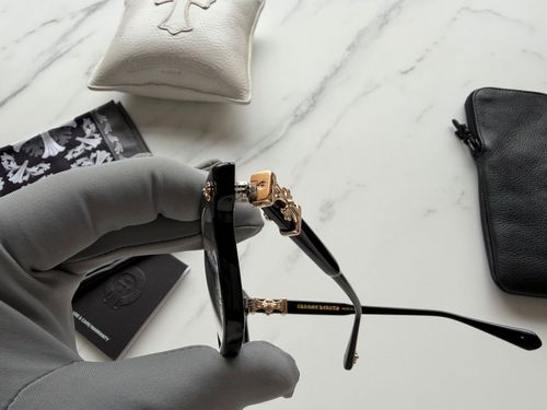Vintage Cross Square Eyeglasses