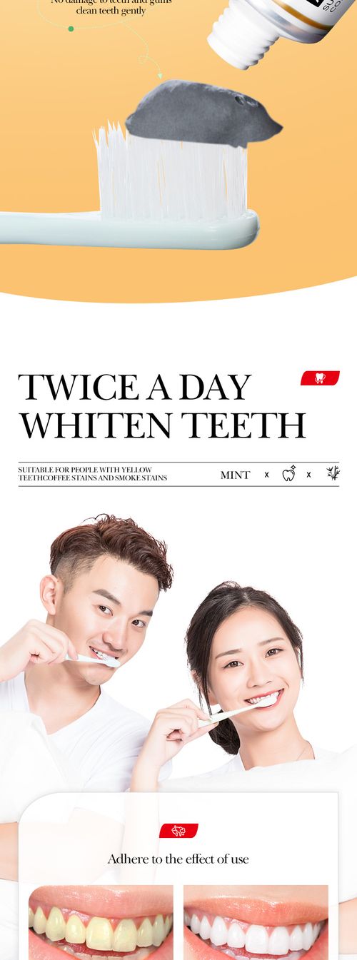 5 Pack SADOER Bamboo Charcoal Whitening Toothpaste | Remove Stains & Fresh Mint Breath