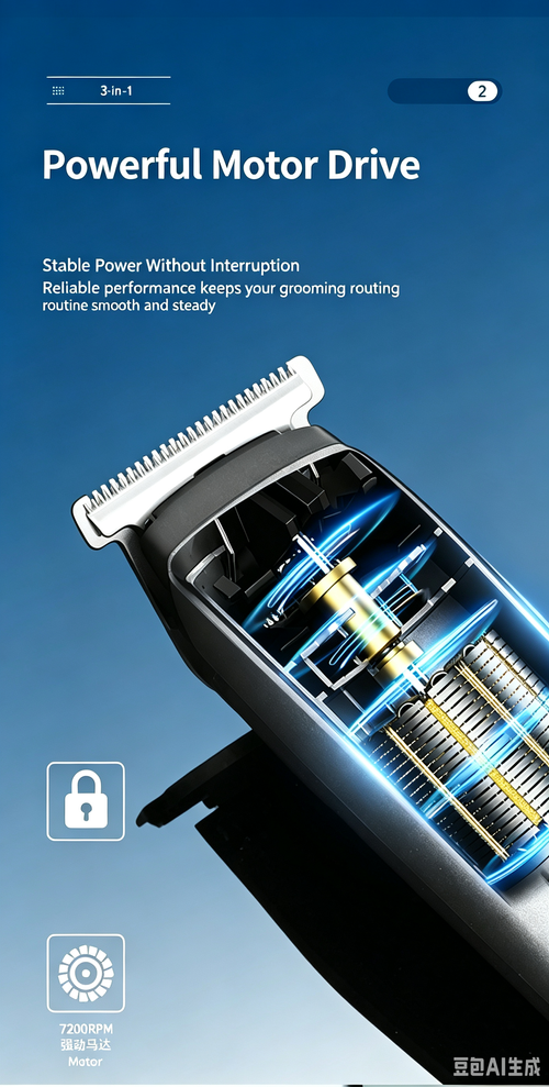Multifunctional Electric Hair Clipper Set, Hair Carving Trimmer, Shaver & Nose Hair Trimmer All‑in‑One Kit