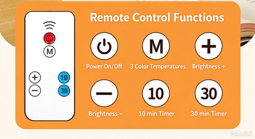 Multi-scene Magnetic LED Light | Bedside, Desk, Closet & Camping Use