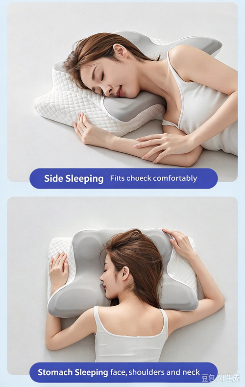 utterfly Ergonomic Memory Foam Pillow | Relieve Neck Pain & Enjoy Better Sleep