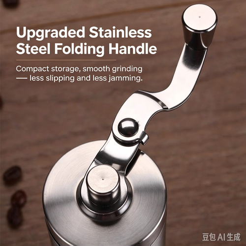 Fresh Coffee Anywhere! Adjustable Manual Coffee Bean Grinder