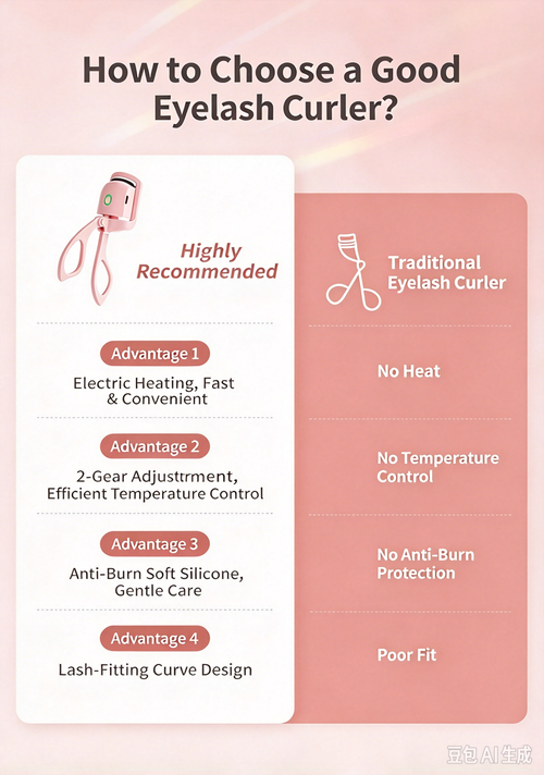 2-in-1 Beauty Kit | Heated Eyelash Curler + Electric Eyebrow Trimmer for Perfect