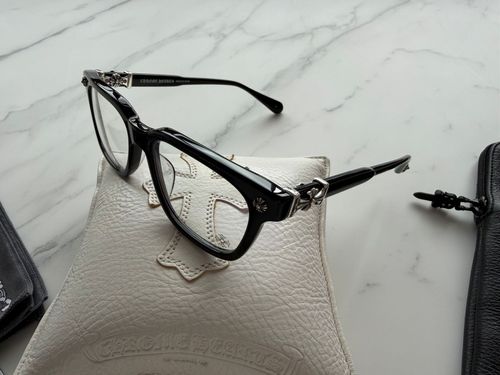 Vintage Cross Square Eyeglasses