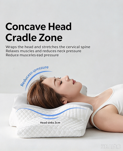 utterfly Ergonomic Memory Foam Pillow | Relieve Neck Pain & Enjoy Better Sleep