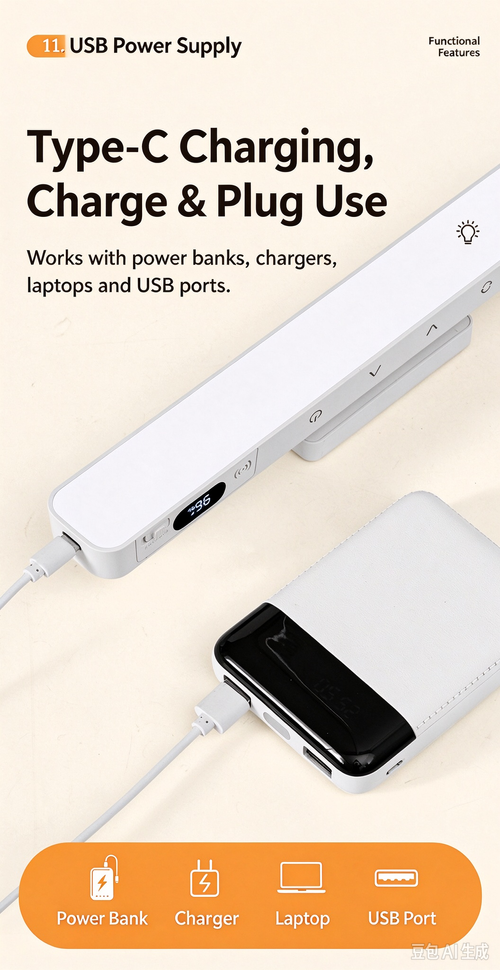 Multi-scene Magnetic LED Light | Bedside, Desk, Closet & Camping Use