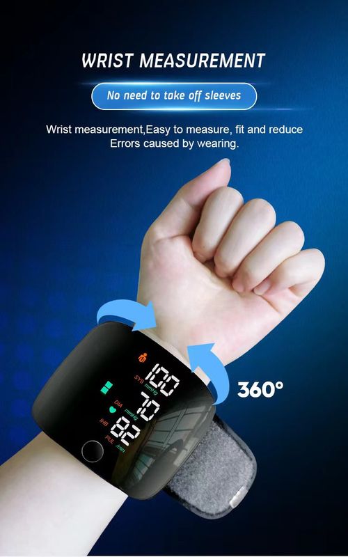 Wrist Blood Pressure Monitor | 3‑Step Quick Measurement, Rechargeable Digital BP Machine for Home Use