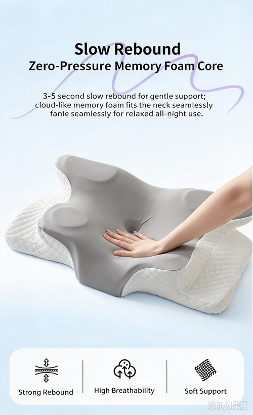 utterfly Ergonomic Memory Foam Pillow | Relieve Neck Pain & Enjoy Better Sleep