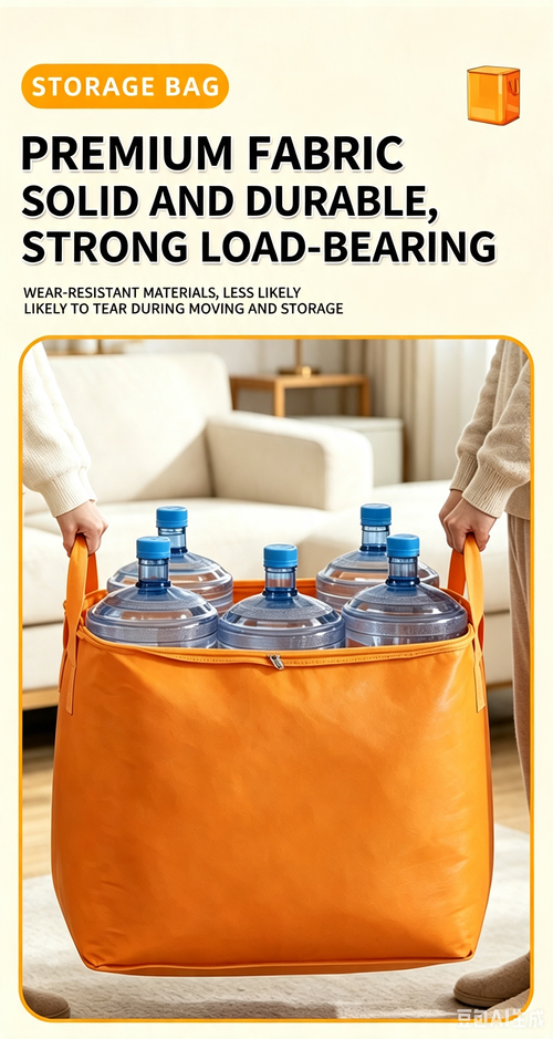 Large Capacity Moving Storage Bags, Quilt Clothes Organizer Packing Luggage Sacks for Home Moving