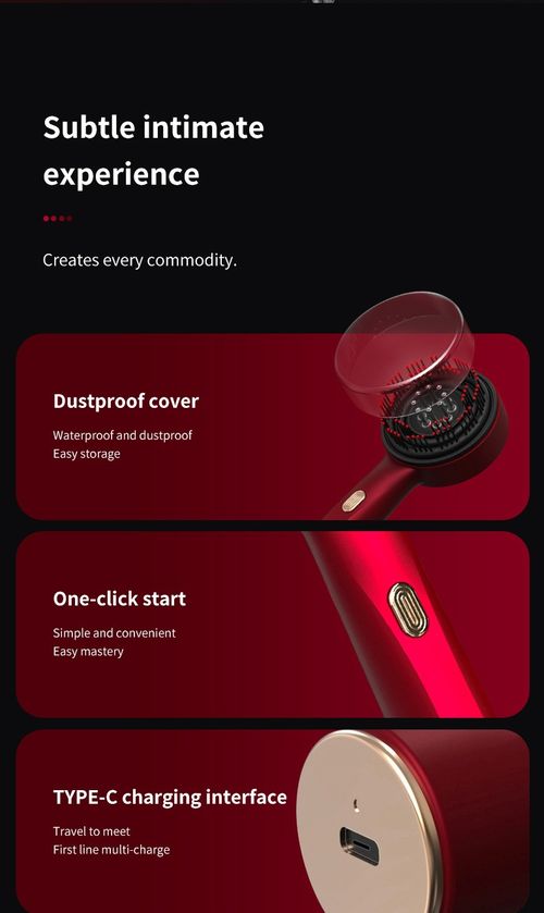 Red‑Light Scalp Massage Comb | IPX7 Waterproof Scalp Care Brush for Hair Root Nourishment & Stress Relief