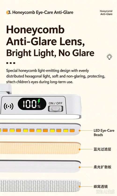 Multi-scene Magnetic LED Light | Bedside, Desk, Closet & Camping Use