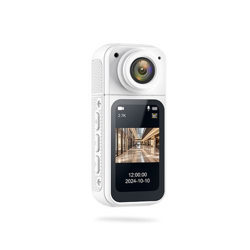 2.7K Thumb Magnetic Action Camera | 180° Rotatable Lens, First-Person Video Recorder
