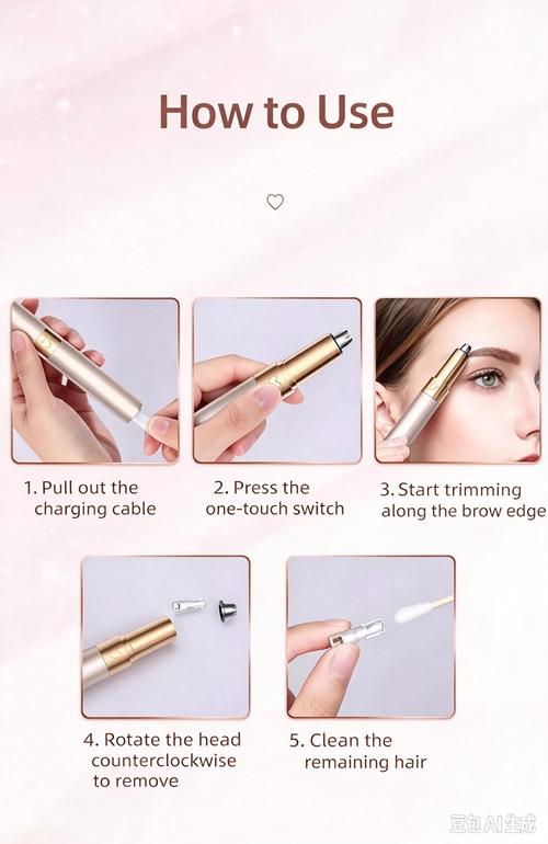 2-in-1 Beauty Kit | Heated Eyelash Curler + Electric Eyebrow Trimmer for Perfect