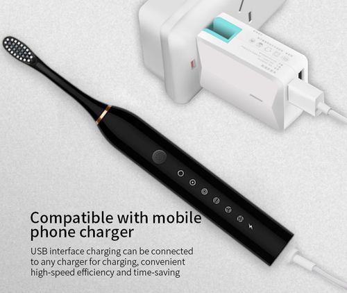 Powerful Deep Clean Sonic Toothbrush for Home & Travel