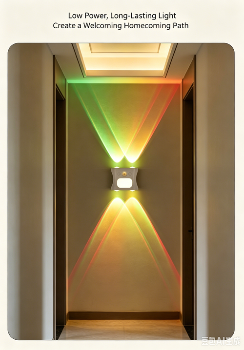 Motion Sensor RGB Wall Light, 16 Colors & 3 Color Temperatures, No Drill Magnetic Mount