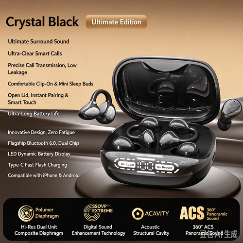 3-in-1 Wireless Earbuds | 3 Wearing Styles In One Case