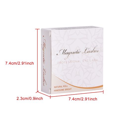 No glue required! Clip-on magnetic lashes with applicator, natural & lightweight, perfect for eye makeup.