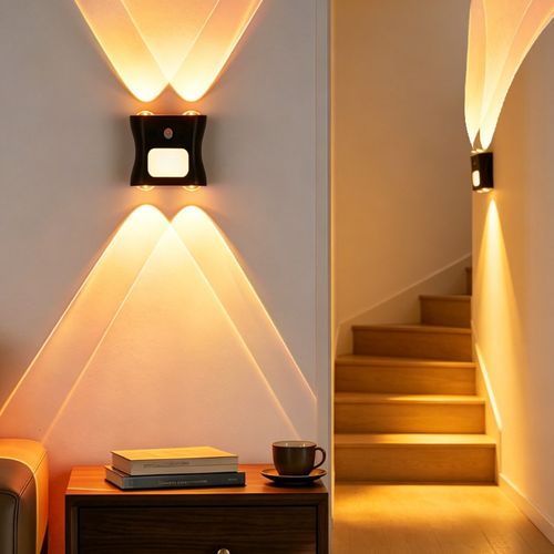 Motion Sensor RGB Wall Light, 16 Colors & 3 Color Temperatures, No Drill Magnetic Mount