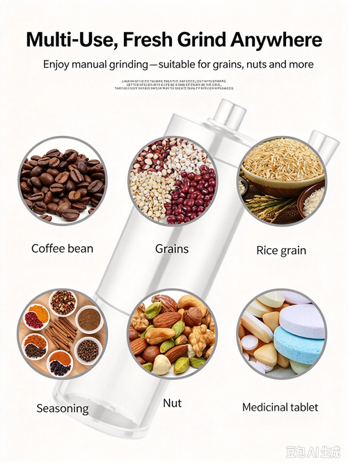 Fresh Coffee Anywhere! Adjustable Manual Coffee Bean Grinder