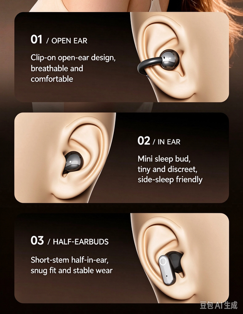 3-in-1 Wireless Earbuds | 3 Wearing Styles In One Case