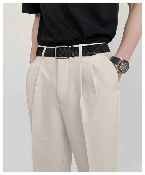 Durable Men Braided Belt, Anti-deformation Elastic Waist Belt