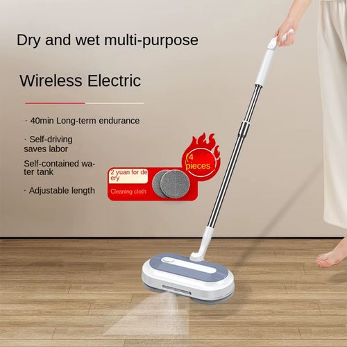 Wireless Rechargeable Water Spray Electric Mop, Easy To Operate