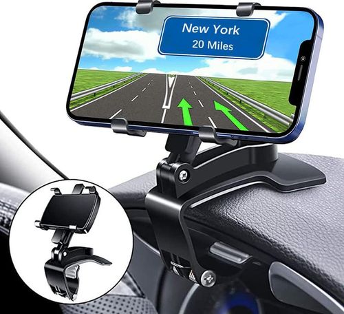 Universal Car Phone Holder Mount,360 Degrees Rotation Dashboard Phone Holder