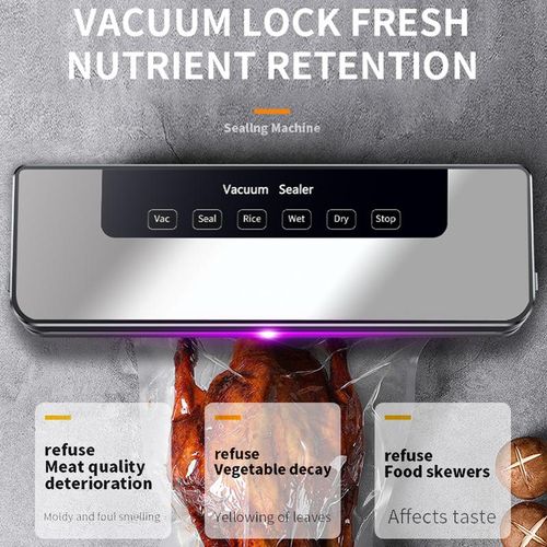 Automatic Food Sealer with 30 Bags, Dry Moist Modes Vacuum Sealer Machine