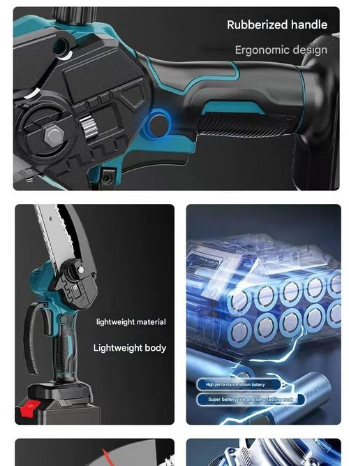 Tool 6-inch 18 21V Mini Chainsaw Cordless,Handheld Electric Power Chain Saw for Tree Trimming